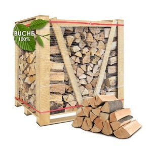  Kaminholz Brennholz Buche 33 cm, 1,6 srm Vorgelagert